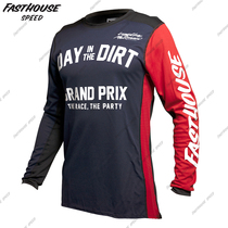 2022 Summer new FASTHOUSE SPEED DRY CLOTHING SPEED DROP SUIT MENS BIG CODE CROSS-COUNTRY MOTORCYCLE SUIT JERSEY