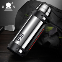 Fujiang thermal insulation pot home Outdoor Travel large capacity portable car kettle thermos bottle 2 liters 304 stainless steel