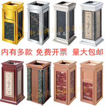 Hotel new four-angled floor ash bucket sales elevator entrance indoor environmental protection tube KTV corridor Royal trash can