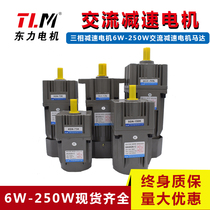 Factory direct Dongli gear motor 220V small and medium-sized low-speed motor 6W-400W gear motor