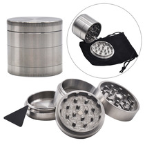 HORNE four-layer stainless steel grinder grinding disc smoker pipe accessories grinder47mm