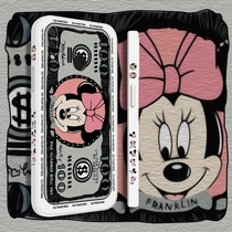 Huawei nova3 mobile phone case all-inclusive lens nova3e soft silicone protective cover nova3i side Mickey dollar bill nowa3 creative anti-drop Tide brand net Red couple fashion ins personality