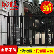 Shanghai wrought iron bay window guardrail Balcony villa partition fence Attic railing Stair handrail Indoor and outdoor guardrail