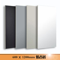 1 2 meters pure black antique brick tile 60x120 matte pure white solid color non-slip floor tile 600x1200 gray