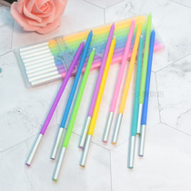 Birthday cake candle tin paper colorful candle party candle simple courtship confession couple birthday candle 75 pack