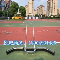 Kindergarten ground stadium artifact mopping rubber strip Ground stainless steel rust steel wiper Basketball hall Tennis court