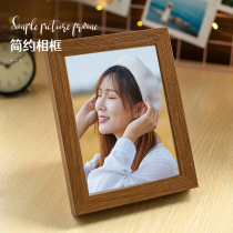 Photo frame wooden 5 inch 6 inch 7 inch 8 inch print photo table custom decoration graduation gift creative souvenir