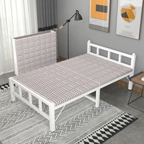 Folding bed single bed home office lunch bed simple bed wooden bed portable escort bed portable escort bed rental house iron bed