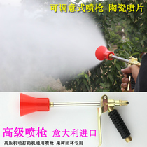 High pressure spray gun fruit tree garden spray Italian imported medicine machine adjustable atomization hand pressure gun water gun Agricultural
