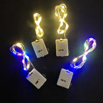 LED light Button battery Copper wire waterproof string light Colorful light Flashing light Star light Gift box small light bouquet decoration