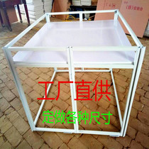 Iron pile new pile head Supermarket promotion table Shopping mall folding shelf advertising table Promotional float display cabinet