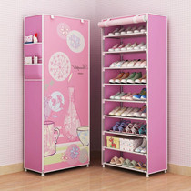 Shoe rack cover dust cover simple multi-layer household door rear economy dormitory small door shoe cabinet shoe storage