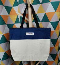 Japanese large 3-color LE LC zipper Bento Bag tote bag thermal bag environmental protection bag shopping bag ice bag