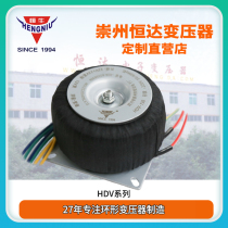 Hengniu high-end power amplifier toroidal transformer HDV series 50w100w200w300w power optional manufacturers customized