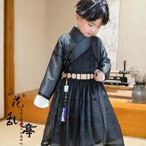 Flower Pavilion sea fish light thin dark yarn summer male Treasure Girl regular Ming-made large-scale Chinese suit fine pleated paste