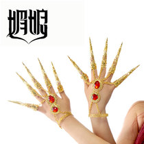 Belly Dance Jewelry Bracelet Bracelet Indian Dance Nail Set Thousand-hand Guanyin Finger Set Dance Accessories Jewelry Women