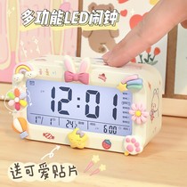 Cute Guan Yu electronic alarm clock students with 2021 new smart children Girls remote control desktop clock dedicated