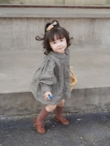 Cylinder Gokids 2022 Spring Summer New Pint Girl Custom Rework Embroidered Linen Plaid Long Sleeve Shirt Two Wear