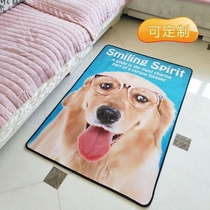 Four Seasons dog Custom Breathable Mat Large Canine Mat Rug Carpet Golden Hair Pet Groggy Mat Footbed Cat Sleeping Mat
