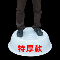 Pellet extra thick household large round basin beef tendon plastic basin white round washing basin bath tub oversized