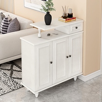 Entering the living room solid wood partition cabinet integrated porch cabinet shoe cabinet simple modern sofa side cabinet storage storage shoe cabinet