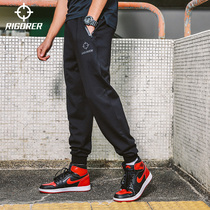 Associate Sports Acropolis Sweatpants Men and women Winter season Big code Closeted Beam long pants basketball training Running little footy pants