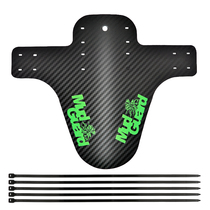 Mountain bike front and rear fenders carbon fiber lines speed-down vehicle road bike front fork rear seat fenders