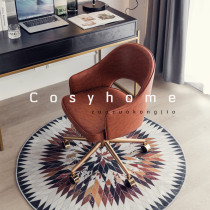 Nordic computer chair home comfortable sedentary office rotating back chair modern simple light luxury study chair lifting
