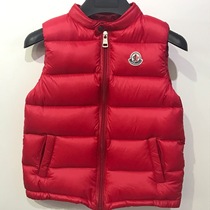 Foreign trade M childrens clothing Childrens down vest Mens and womens childrens baby stand collar Ultra-light thickened vest jacket waistcoat red