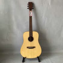Clearance processing red cotton sample original 41 inch spruce peach flower core full single folk acoustic guitar
