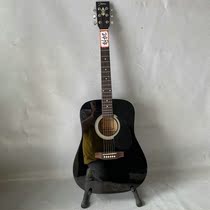 Clearance Johnson Johnson 41 inch Black Bright Rounded Rosewood Fretboard Folk Acoustic Guitar