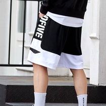 Three plus one anti-Wu basketball pants mens and womens loose shorts summer knee five-point pants quick-drying sweatpants breathable running pants