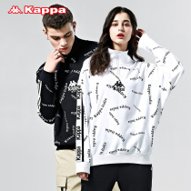 Kappa Kappa string label couple men and women sports sweater stand-up collar pullover Casual long-sleeved jacket