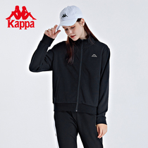 Kappa Kappa Kappa Kappa Kappa Knitted Sweater 2021 New Autumn Womens Sports Jacket Casual Long Sleeve Cardigan Stand Neck Top