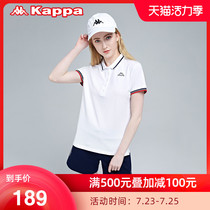 Kappa Kappa short-sleeved 2021 new womens sports POLO shirt casual half-sleeve stand-up collar T-shirt K0B42PD01