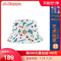 Kappa Kappa player waste painting 3000 joint couple men and women string label double-sided fisherman hat 2021 new