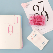 Fat paper clip Metal bookmark 40mm50mm large paper clip Student test paper bill binding U-shaped needle