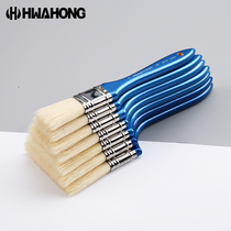 South Korea Hwahong Huahong brush oil painting acrylic long hair short rod flat brush 167 bristles painting brush 1-7
