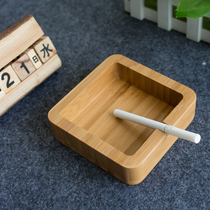 Wood Ashtrays Creativity Bamboo Tide Multifunction Living Room Bedroom Utility Eu Style Home Bar Creative Smoke Cylinders