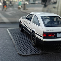 Metal ae86 Car Swing Piece Head Literal D Tide Card Mesh Red Guy Car Model On-board Ornament Zeolites Incense