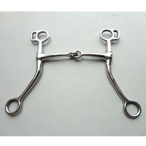  Stainless steel horse Chew Western Horse rank Horse mouth armature 12 5cm