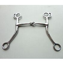  Stainless steel horse Chew Western Horse rank Horse mouth armature 12 5cm