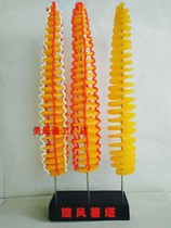 Simulation potato tower model French fries model tornado potato model snack model tornado potato tower model mold
