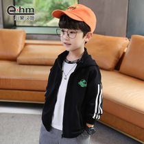 Little Elephant Ham Childrens Wear Boy Autumn Wear Thin Jacket Children Spring and Autumn Zipper Cardigan 2021 New Medium and Big Children Korean Edition