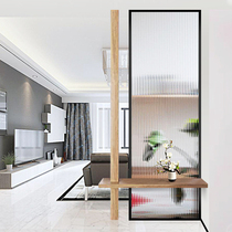  Changhong art glass modern minimalist screen partition light luxury entrance frosted background custom living room home decoration