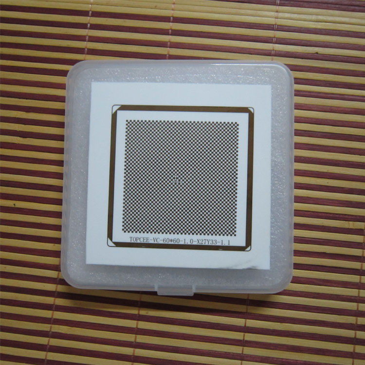 VisionPro with directional calibration plate off-the-shelf supply 1X1mm camera CCD grid calibration block