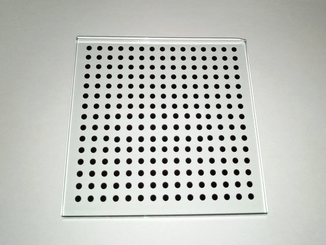 Dot halcon calibration board School research and development using high-precision 100mm glass ceramic calibration board