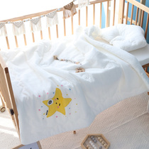 Children's quilt summer thin 120*150 cotton summer cool quilt kindergarten baby nap four seasons general blanket