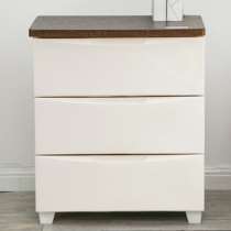 Japan IRIS Alice bedside table plastic drawer bedside cabinet storage modern three-story low cabinet Alice