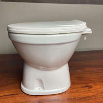 Old-fashioned toilet cover rural side-to-dry toilet general-purpose O-type cover thickened and slowly lowered household toilet cover